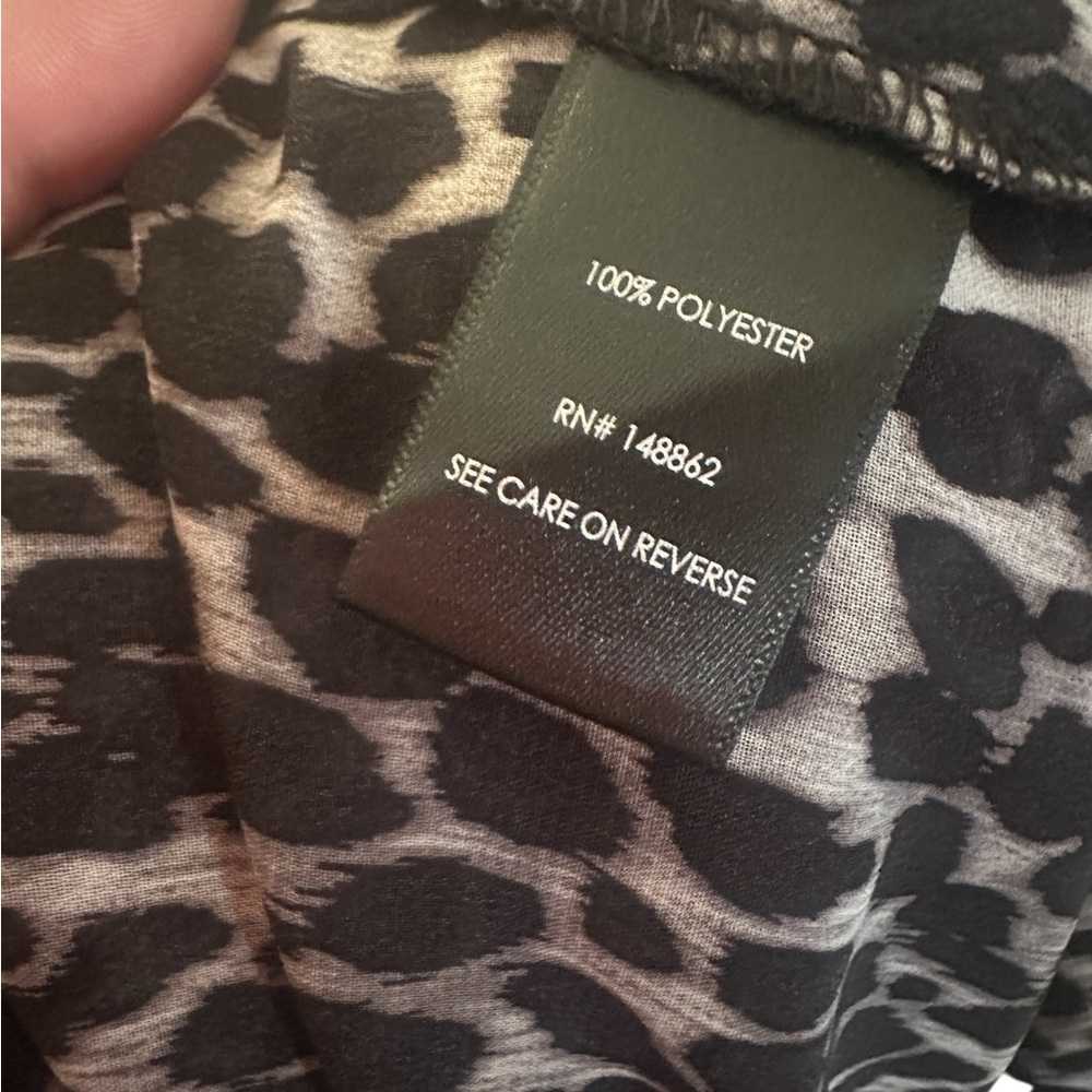 Torrid Animal‎ Print Sheer Oversized Blouse Womens 18/20 - Picture 7 of 7